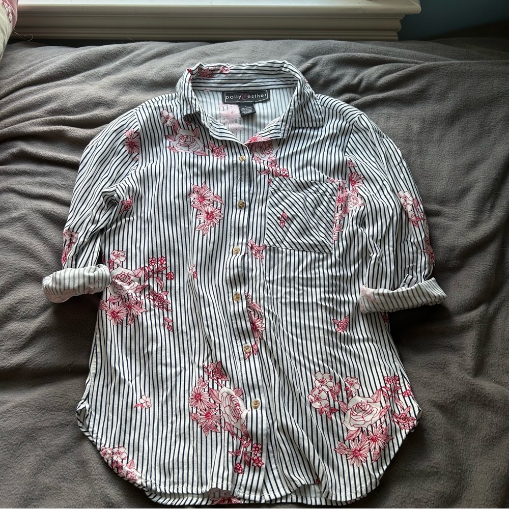 Stripped Button Down